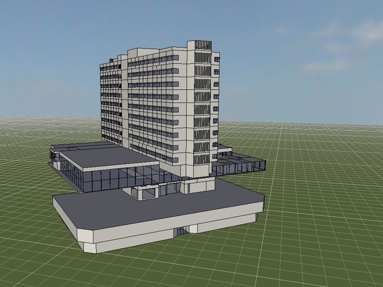 IES model of the city centre hotel