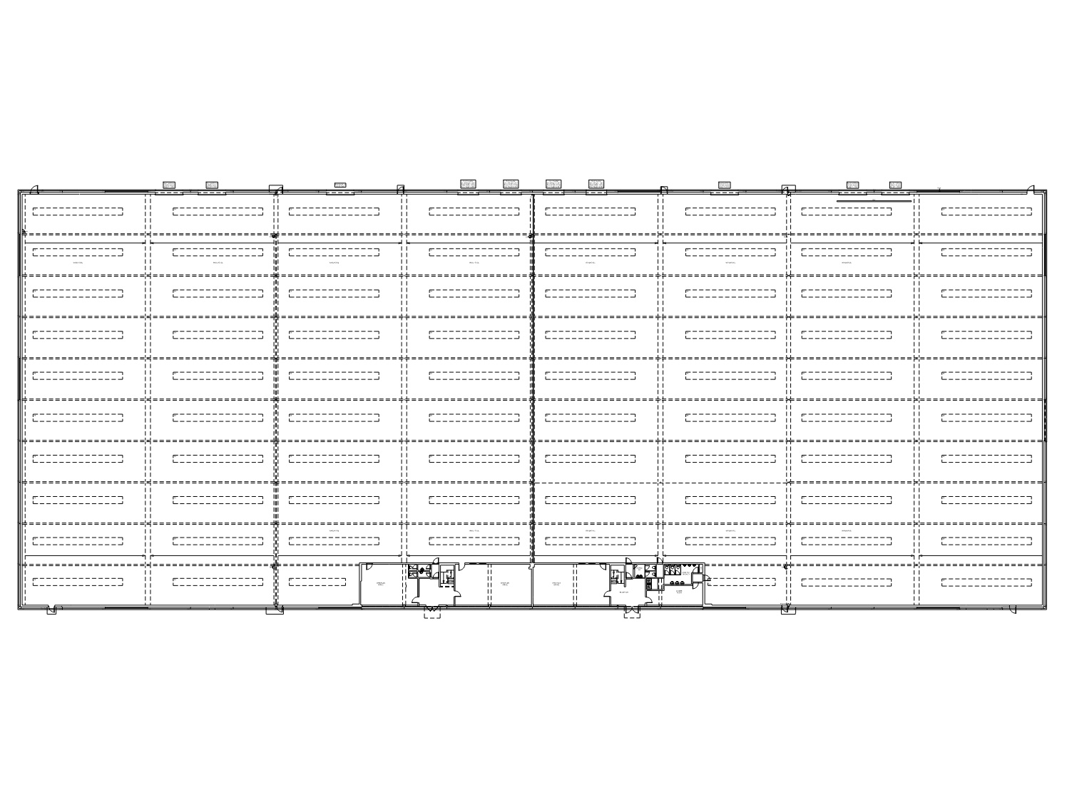 Floor plan of the distribution warehouse